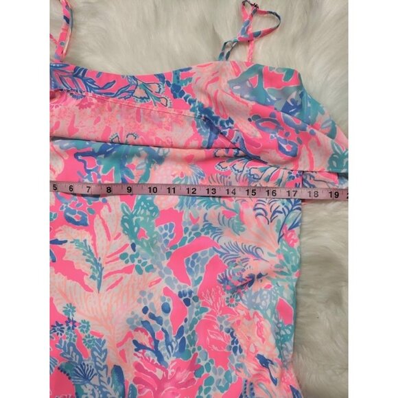Lilly Pulitzer Whimsyfairy Summer Prairie Nautical Pascha Pink Twee Lexi Dress S - Picture 14 of 16